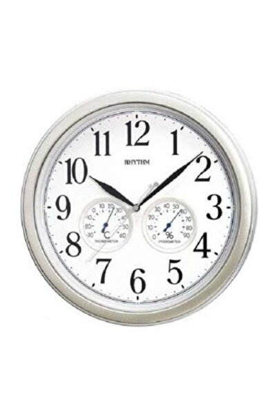 Generic Value Added Wall Clock White/Black/Silver 33cm