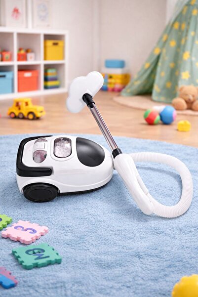 ela777 Oyuncak Pilli Elektrikli Süpürge Makinesi Ses Efektli Vakum Özellikli ...