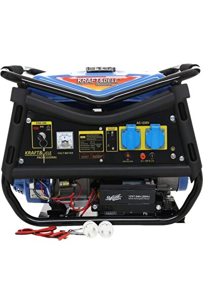 Kraft Generator de curent monofazat 3000W, motor in 4 timpi , 230 V, 7 CP, po...