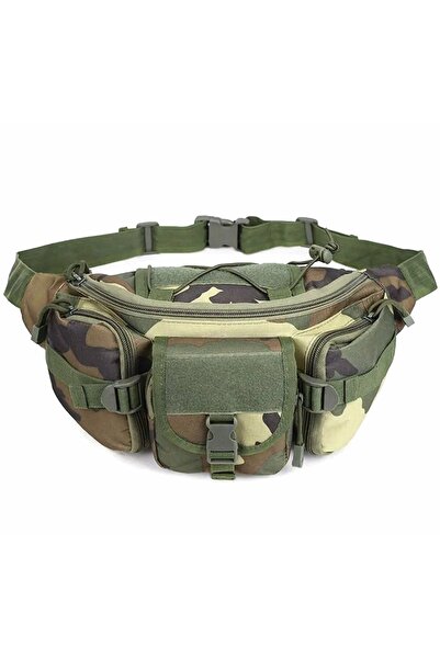 zola Hip bag, for men, adjustable, 15x25x15 cm, army green