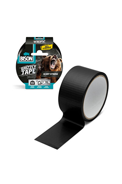 OEM BISON Grizzly Super Strong Black Reinforced Adhesive Tape 10m