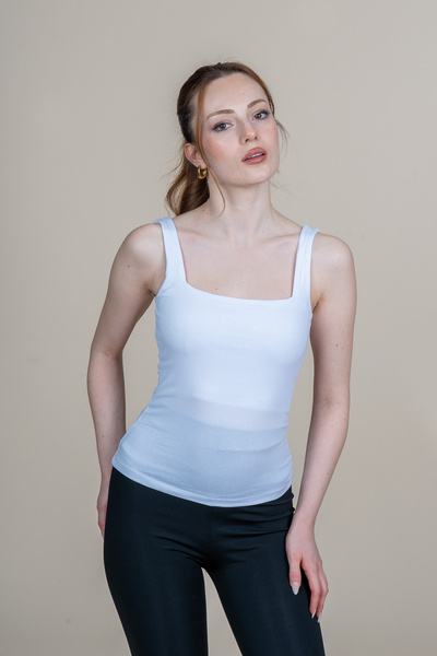 MissVina Compak Square Neck Tank Top Body 344