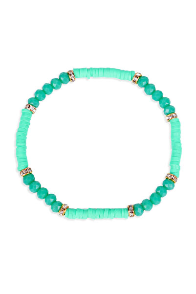 EFAYN.RO Bratara dama, model vara, mana sau glezna, din margele, turcoaz, cri...