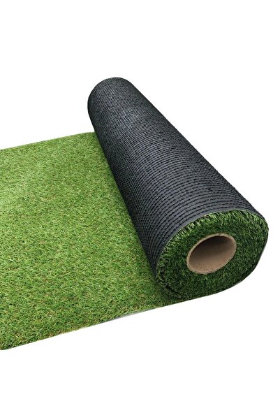 SERSIMO Artificial Grass Carpet, Lawn Type, Green, 20 mm, 5 sq m, 100×500 cm