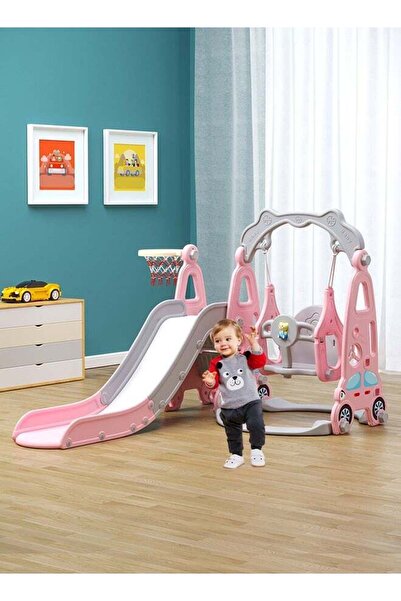 Generic JSAITOYS Children Car Style Kids Colorful Plastic Slide Swing Indoor ...