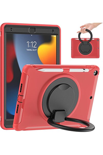 Other iPad 10.2 Case, Shockproof Armor, 360 Rotating Stand, 3 Layers PC/TPU P...
