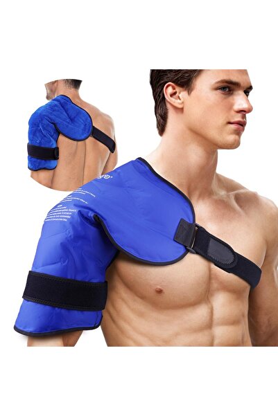 Other Compresă Caldă și Rece Umăr - Orteză Gel, Nailon și Pluș - 47x42 cm, Un...