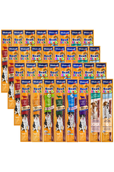 Vitakraft Mix de recompense pentru câini cu bețișoare de vită 32x12g