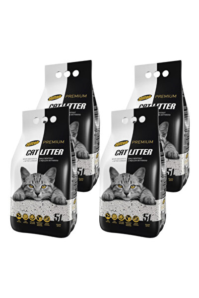 Hill's HILTON Așternut de deșeuri cu bentonită și cărbune activ, alb, 4x5L