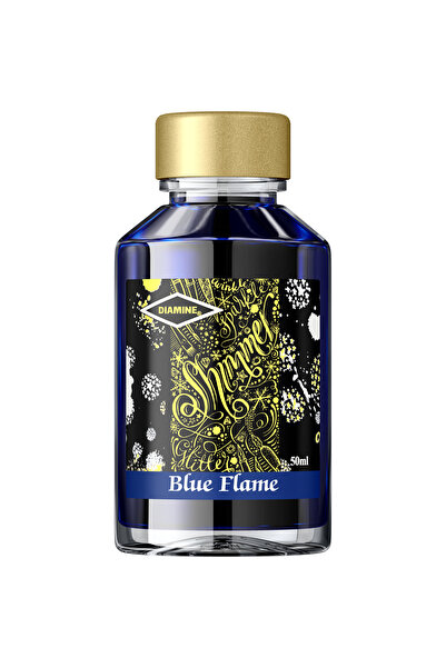 Diamine Μπουκάλι Μελάνης Λαμπερό 50 ml Μπλε Φλόγα, Διαμίνη, DIA1518