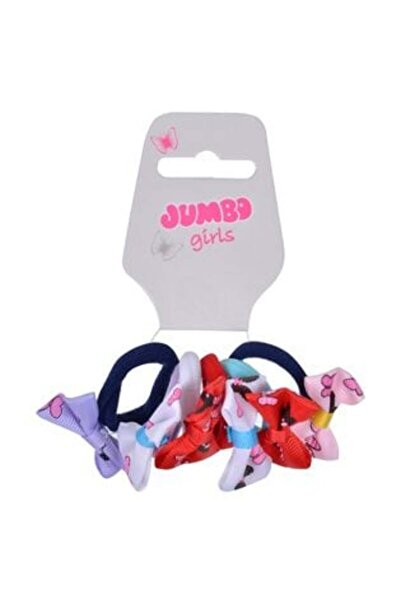 SHOPIENS Elastice de păr Frotte în diferite culori cu fundă fluture pentru co...