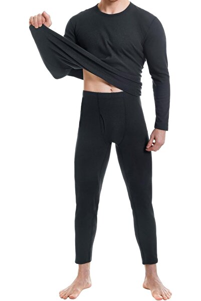 Other Set Lenjerie Termica Barbati - Microfibra cu Polar Interior, Bluza si P...