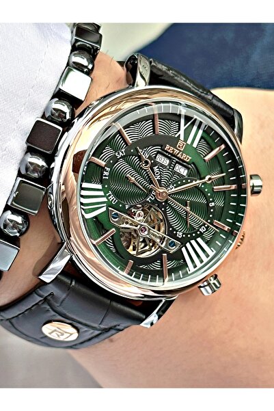 Reward Siyah Renk Business Otomatik Orjinal Mekanizma 5 ATM Erkek Kol Saati +...