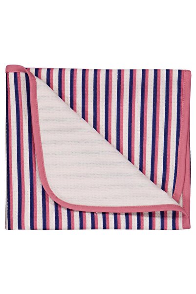 Civil Baby 96 بطانية مطرزة ومخططة - بيج ستاندرد