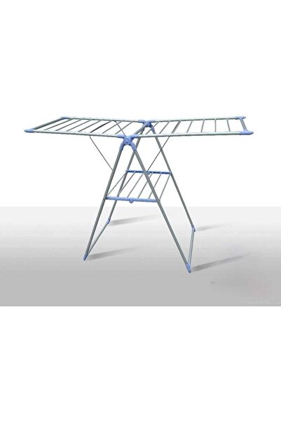 SP White stainless steel foldable metal clothes drying and hanging rack