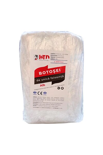 MEDİKAL Set of 1000 Single Use Boots, White