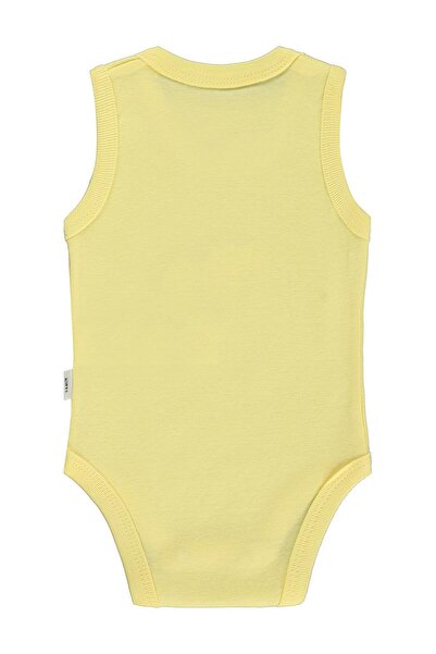 Civil Baby Badi cu imprimeu Unicorn pentru 0-3 ani cu capse - Galben 2-3 ani