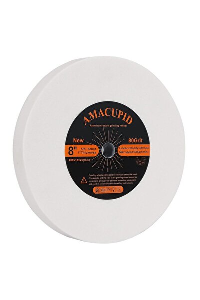 Other Piatra Polizor Banc, Oxid Aluminiu Alb, Otel Calit, 200 x 25 x 16 mm