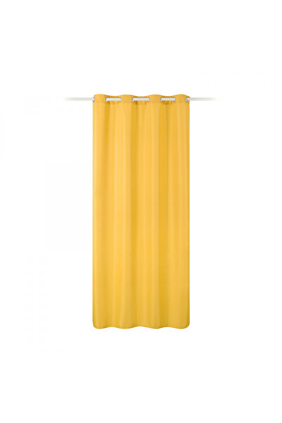 JEMIDI Blackout Curtain with Rings, 140 x 250 cm, Yellow, Polyester, 55309.21