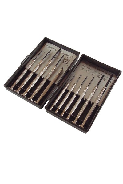 EXTOL CRAFT Set of 11 precision screwdrivers, Extol, for watches, magnetized