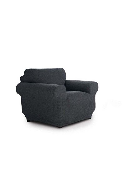 Generic Nueva Textura Diamante 1-Seater Sofa Cover Dark Grey 70-110 cm