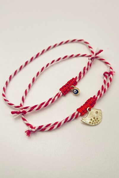 Concept HuBuTU Gift Set of 2 Marteniçka Wishing and Luck Bracelets with Bird ...