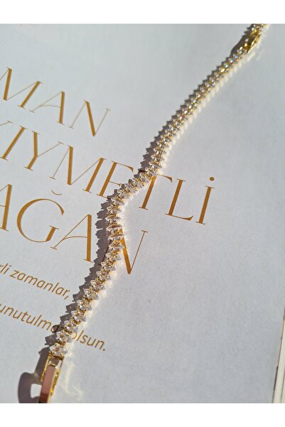 FASHİON JEWELRY سلسلة خاصة من الأحجار الذهبية لسوار ماركة Waterway