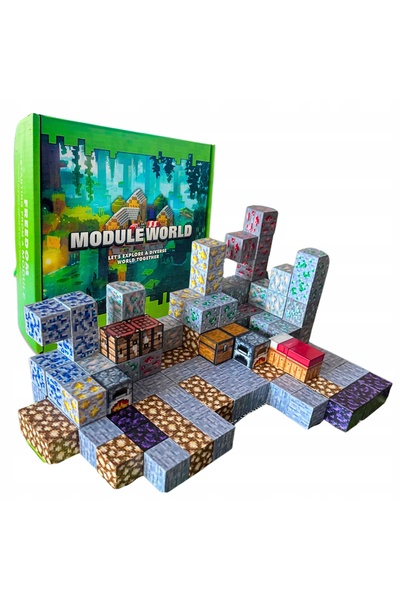 Other Minecraft Magnetic Blocks Cubes Strong Magnet 128 PCS + 3 PEOPLE