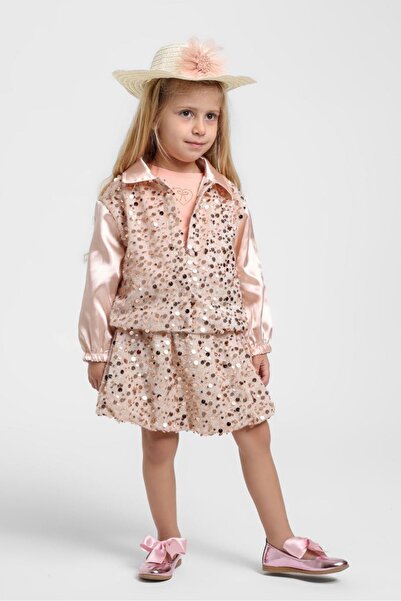 HAUSEkids 1-5 Years Old Baby Luna Girl's Set-Salmon