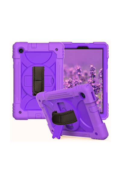 Other Husă Samsung Galaxy Tab A7 10.4 - Blindată, Silicon, Mâner Rotativ, Cur...