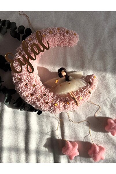 Gökçem hediyelik 3 aşama led ışıklı kapı süsü, beek odası kapı süsü