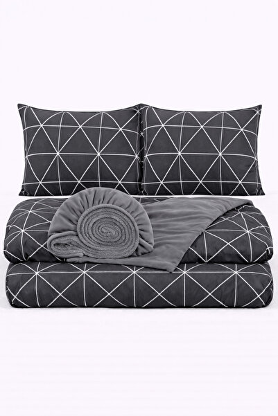 İQON Elastic Sheet Duvet Cover Set Double Size Gmtri -246 Otlt2