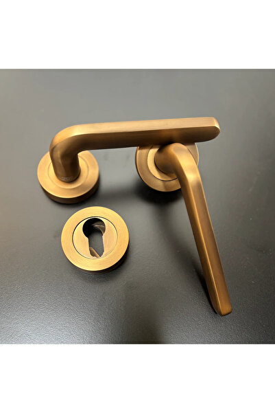 Ada Ahşap ALM ZARA Yale Gold Kapı Kolu