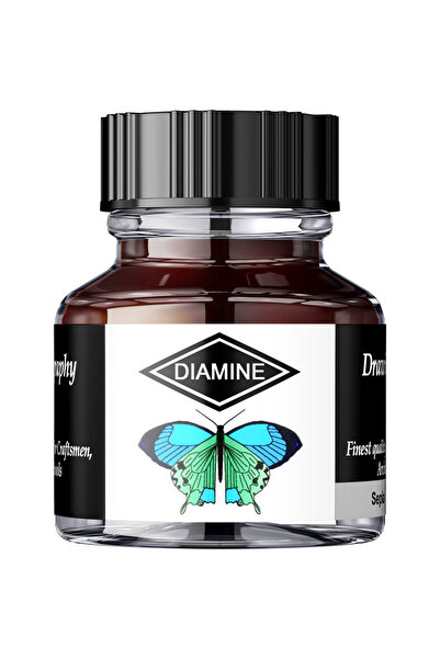 Diamine Μπουκάλι μελάνης 30 ml Καλλιγραφίας Σέπια, Διαμίνη, DIA0508