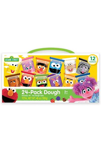 Generic 24-Piece Moldable Play Dough with Carrying Handle