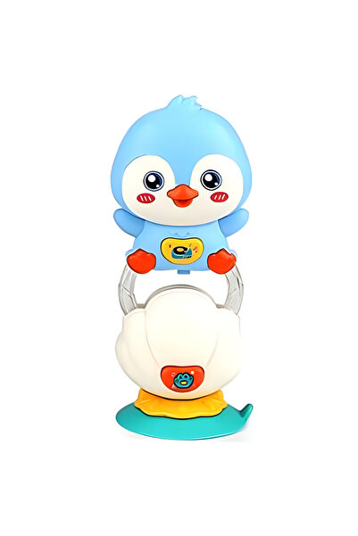 LITTLE ANGEL لعبة موسيقية للأطفال الرضع مزودة بأضواء - أزرق