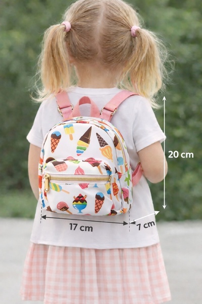 GlassySKY Μίνι πολυτελές σακίδιο πλάτης για κορίτσια με φερμουάρ και επένδυση...