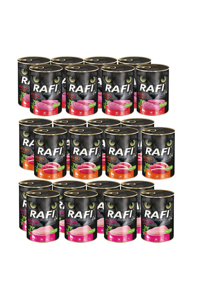 Dolina Noteci RAFI karma dla kota mix smaków 24x400g