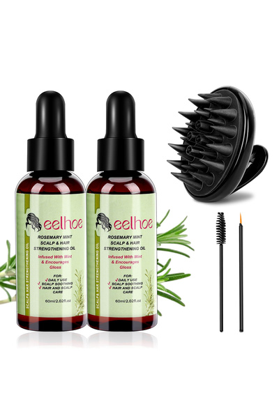 Other Ulei de rozmarin pentru creșterea părului - Set 2x60 ml cu aparat masaj...