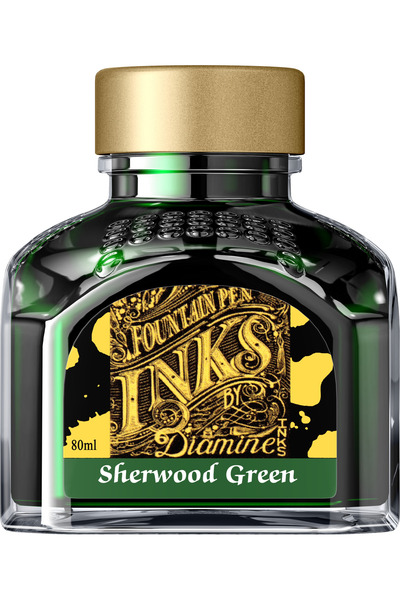 Diamine 80 ml Ink Bottle - Sherwood Green