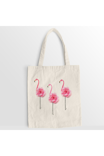 Kartier Sacosa panza Flamingo Flowers