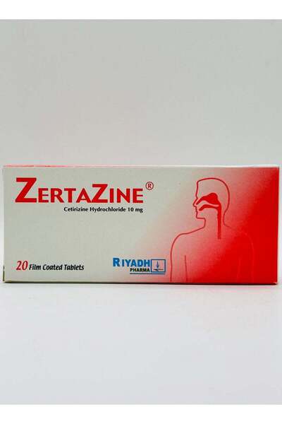 Riyadh Pharma أقراص زيرتازين 10 ملغ، 20 قرصًا
