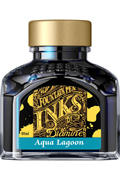 Diamine Sticlă de cerneală 80 ml - Aqua Lagoon