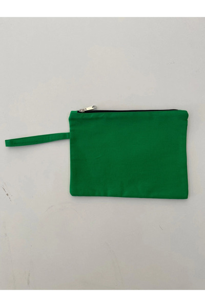 ETİFA Renkli Clutch Çanta Yeşil
