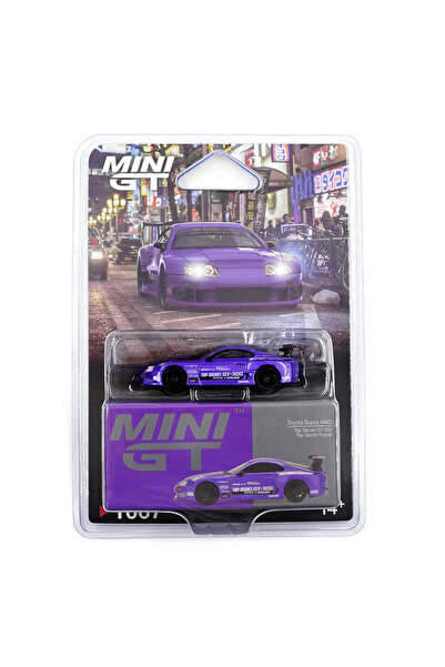 mini gt 1067 1/64 Toyota Supra (A80) Top Secret GT-300 Top Secret Purple - Bl...