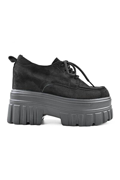 Tmall Pantofi casual pentru femei, cu platformă, din piele piele întoarsă , P...