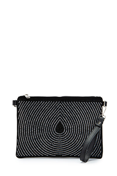 minebag Stone Detailed Clutch Rexie Damla Women's Evening Dress Bag