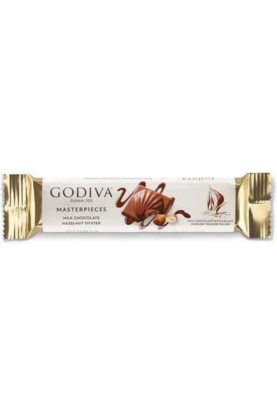 Godiva Chocolatier بار ماستر بيسز ميلك هازلنت أويستر، 30 غرام (عبوة واحدة)