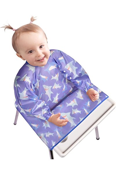 Other Bavetă 2 în 1 cu Mâneci și Husă Scaun Masă - Vicloon, Impermeabilă, 6-3...