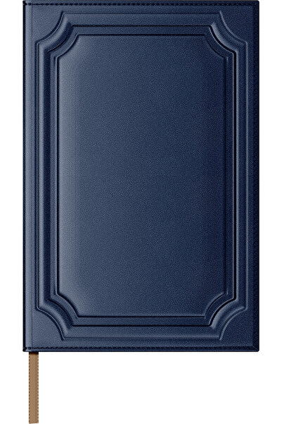 Princ Agenda din piele B5 - Model R - Bleumarin